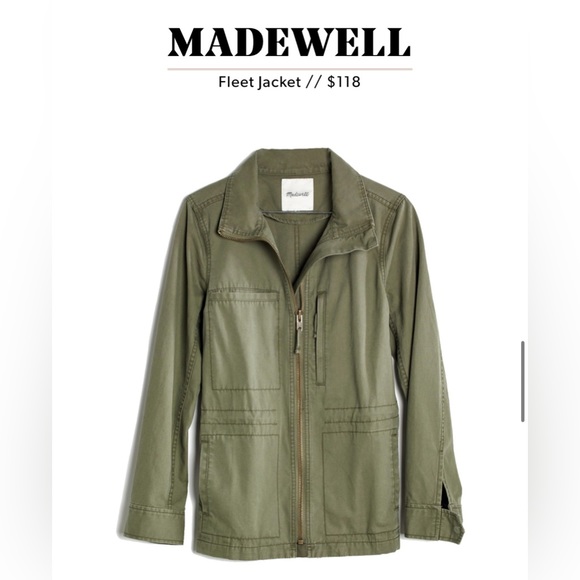 Madewell fleet utility army green jacket. Size XS - Picture 9 of 12